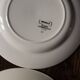 Set of 6 mismatched Art Deco red green yellow dinner plates Digoin