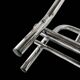 Vintage chrome metal magazine rack