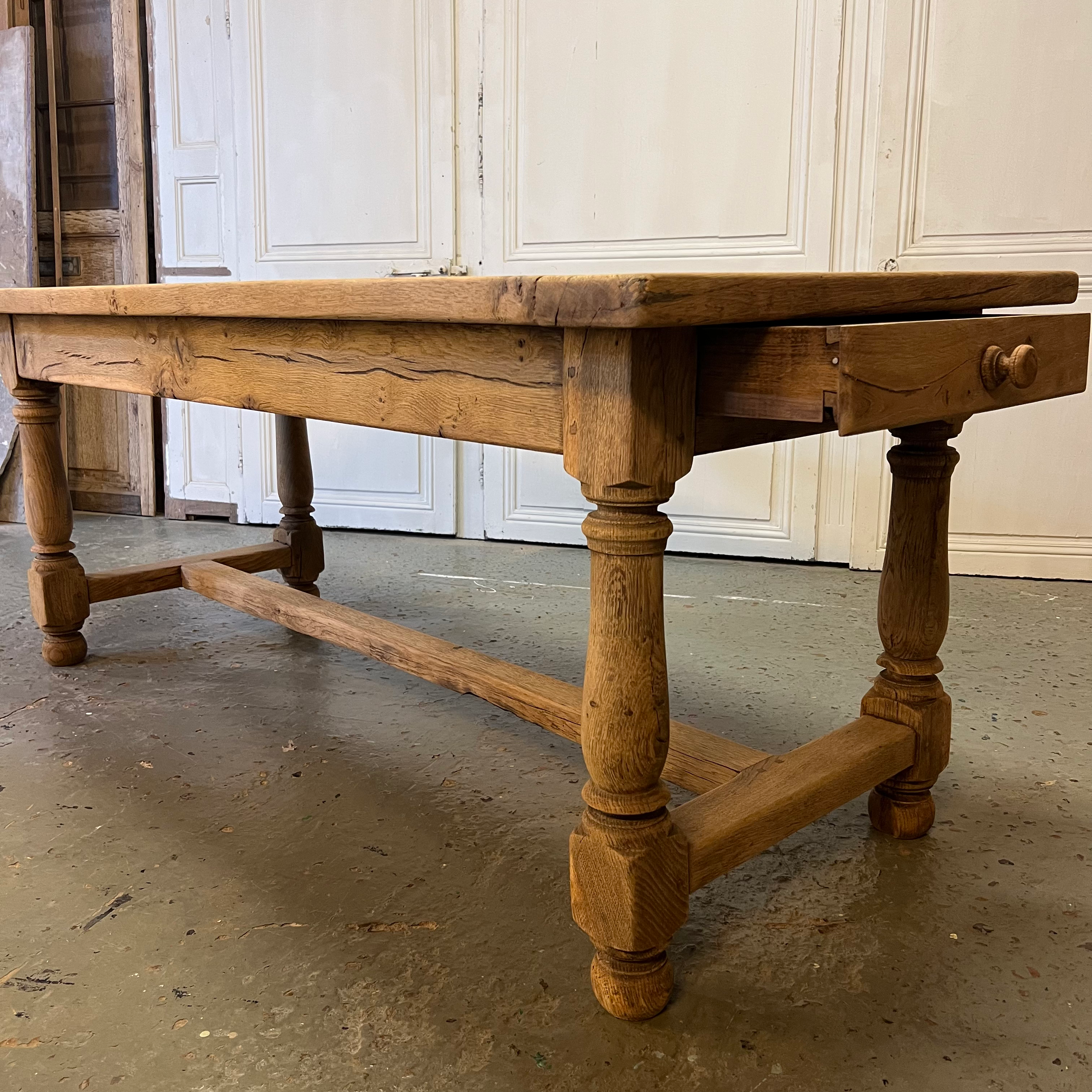 19th-century farmhouse table
