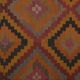 Vintage Turkish kilim, handwoven, 195x321 cm.