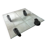 Coffee table "Tavolo con Ruote" - Gae Aulenti - FontanaArte - 100x100cm