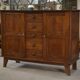 Oak buffet reconstruction by René Gabriel 1940s