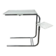Desserte modulable "L'Adap-Table" en métal perforé et chrome