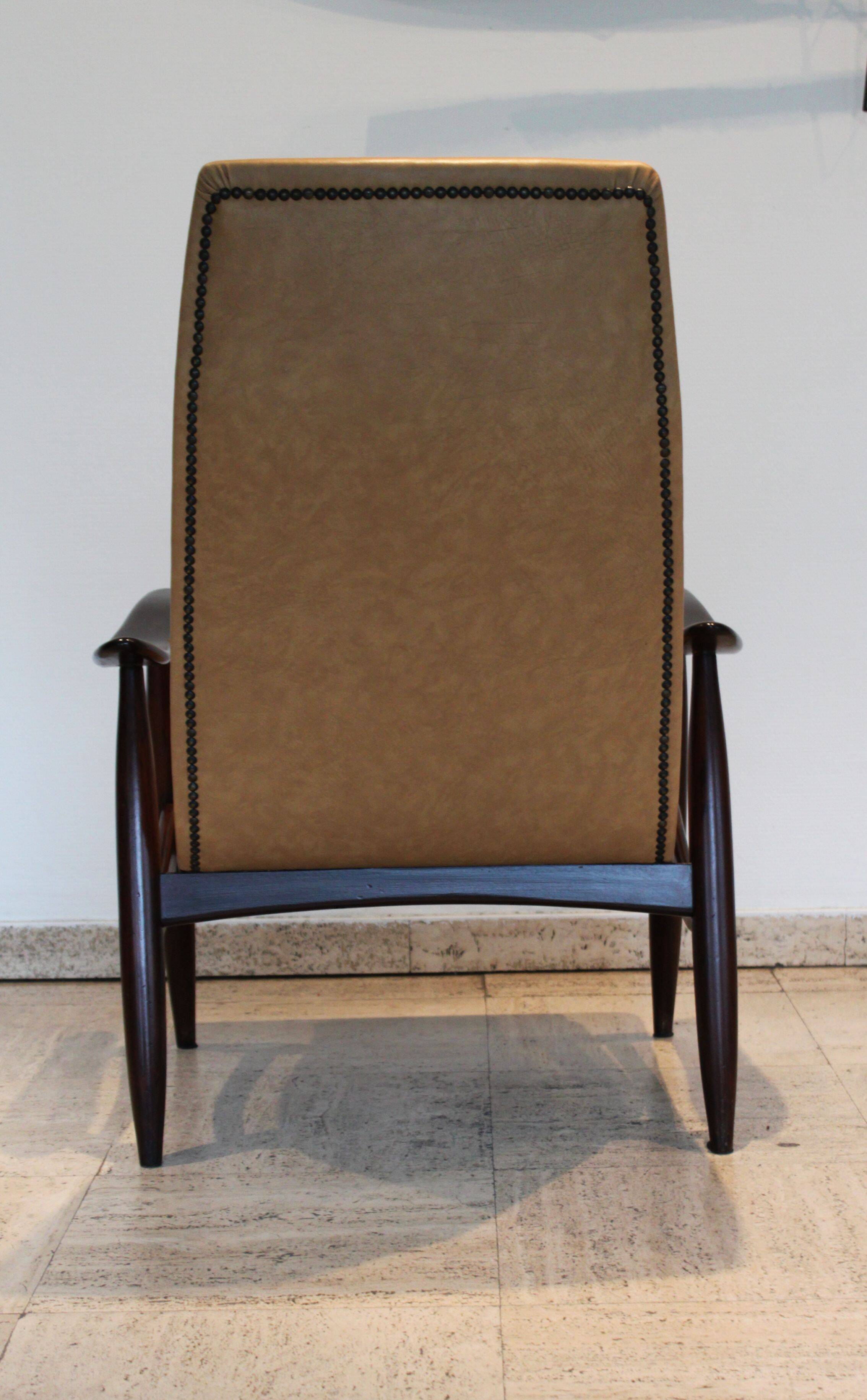 Senior armchair by Louis Van Teeffelen for WéBé, Denmark, 1950.