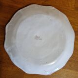 Large round earthenware plate Jodra de Martres Tolosane