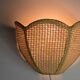 Vintage cane wall light