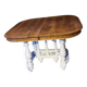 Henri II country-style extendable table