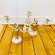 Magnificent pair of Chritofle candlesticks, Royaumont model - 1950s