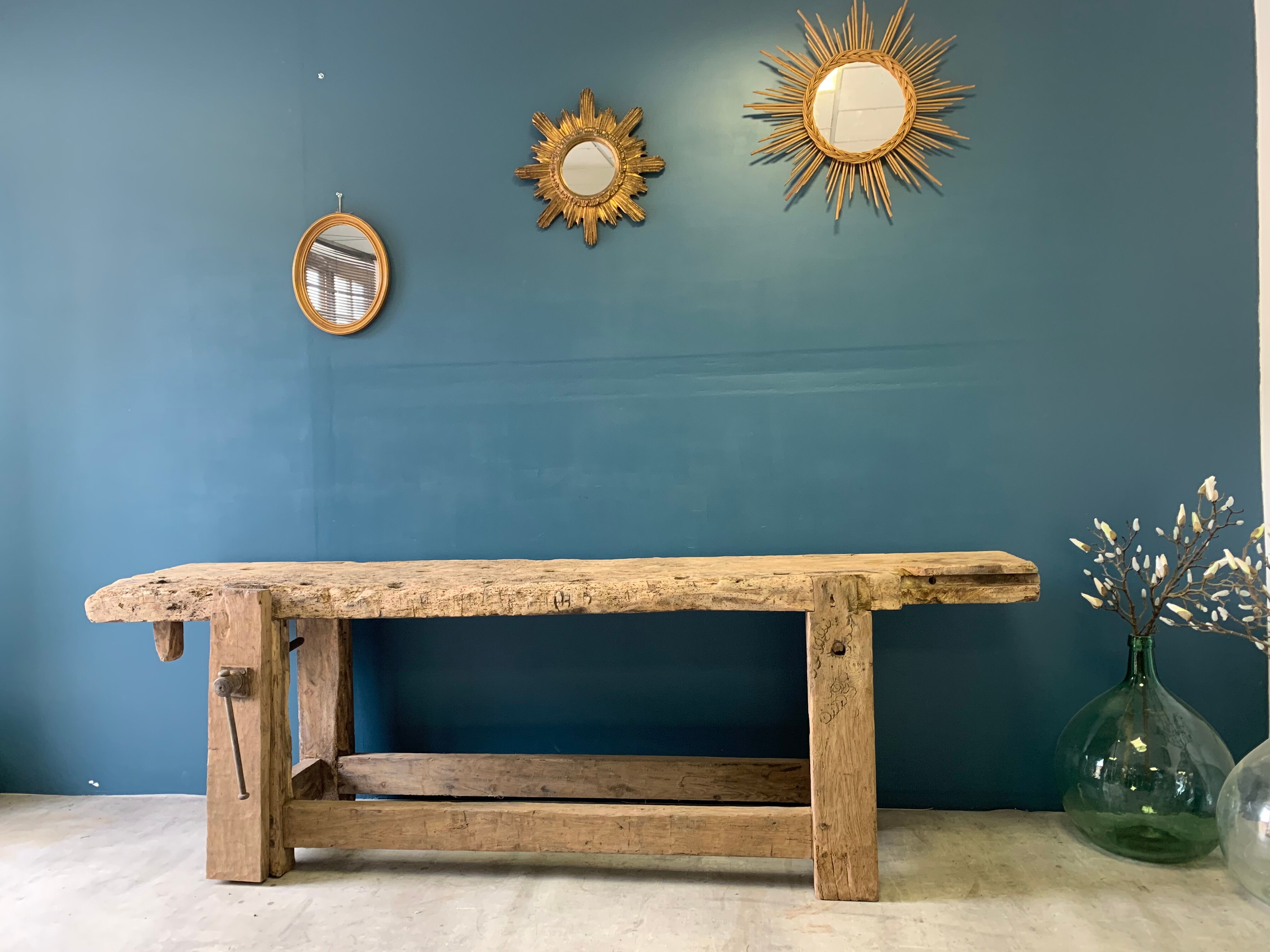 Old carpenter workbench