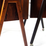 Paire de tables de chevet rétro vintage danois en palissandre années 60 70