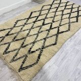 Handmade wool Berber rug 250 X 120 CM