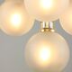 Vintage Orion Brass Ball Chandelier: Mid-Century Modern Sputnik Lighting