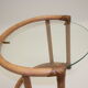Table basse d’appoint en bambou rond