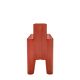 Space age pink plastic magazine rack, Giotto Stoppino, Kartell 1970s