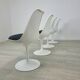 Knollinternational tulip chairs design Eero Saarinen vintage 1970