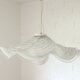 Vintage Murano lamp / swirl glass chandelier / unique hanging lamp 1980's