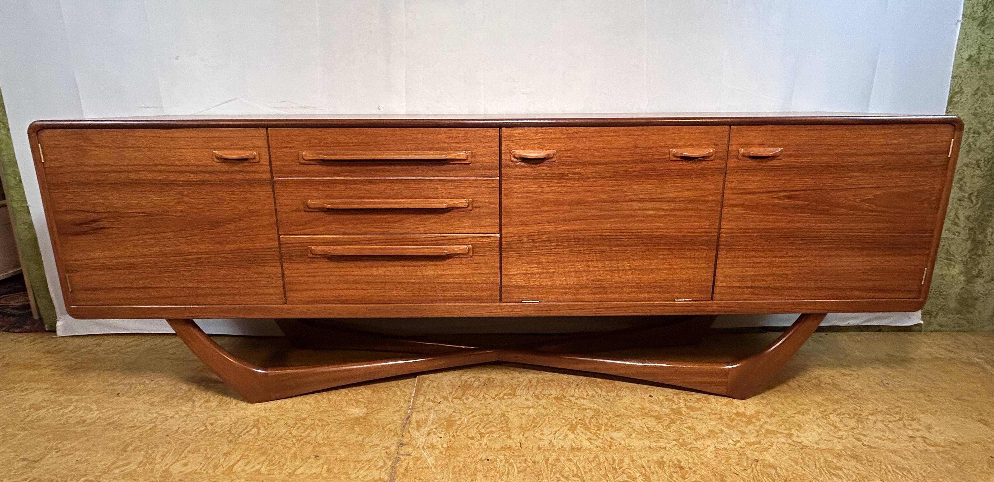 Mid Century Retro Vintage Sideboards by Beithcraft 60's scandinavian design  Val Rossi
