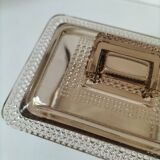 Vintage pressed glass box