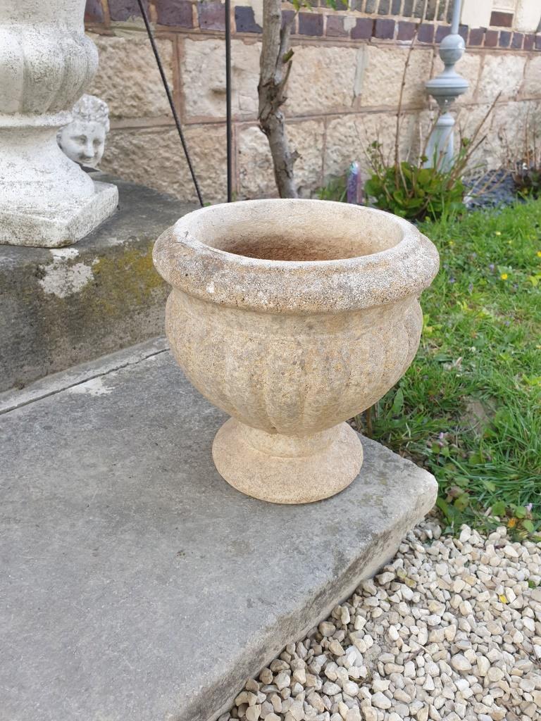 Medici vase in reconstructed stone