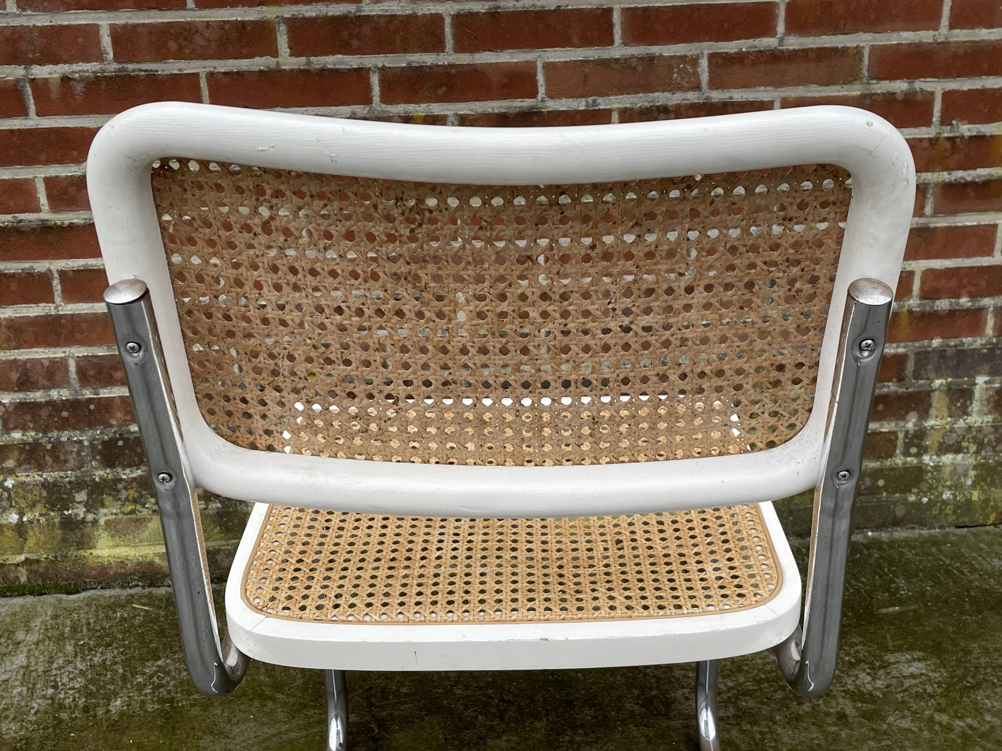 Cesca design chair b32 model in chrome