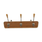 Hook 3 vintage hooks in wood and metal