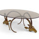 Table basse aux mouflons par Alain Chervet, circa 1970