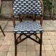 6 rattan bistro chairs