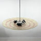 Mid-century glass chandelier by Napako Czechoslovakia 1960s