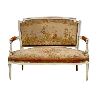 Banquette style Louis XVI