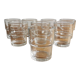 Service of 8 stackable glasses