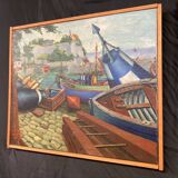 Port of Belle-Île-En-Mer, Citadel, oil on canvas