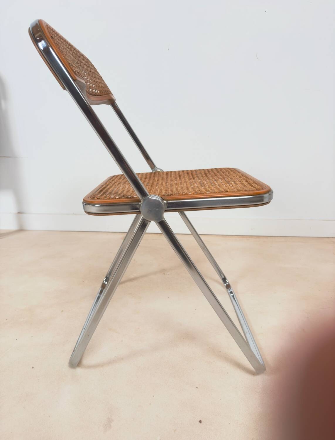 Ensemble de 5 chaises « Plia » par Giancarlo Piretti pour Castelli