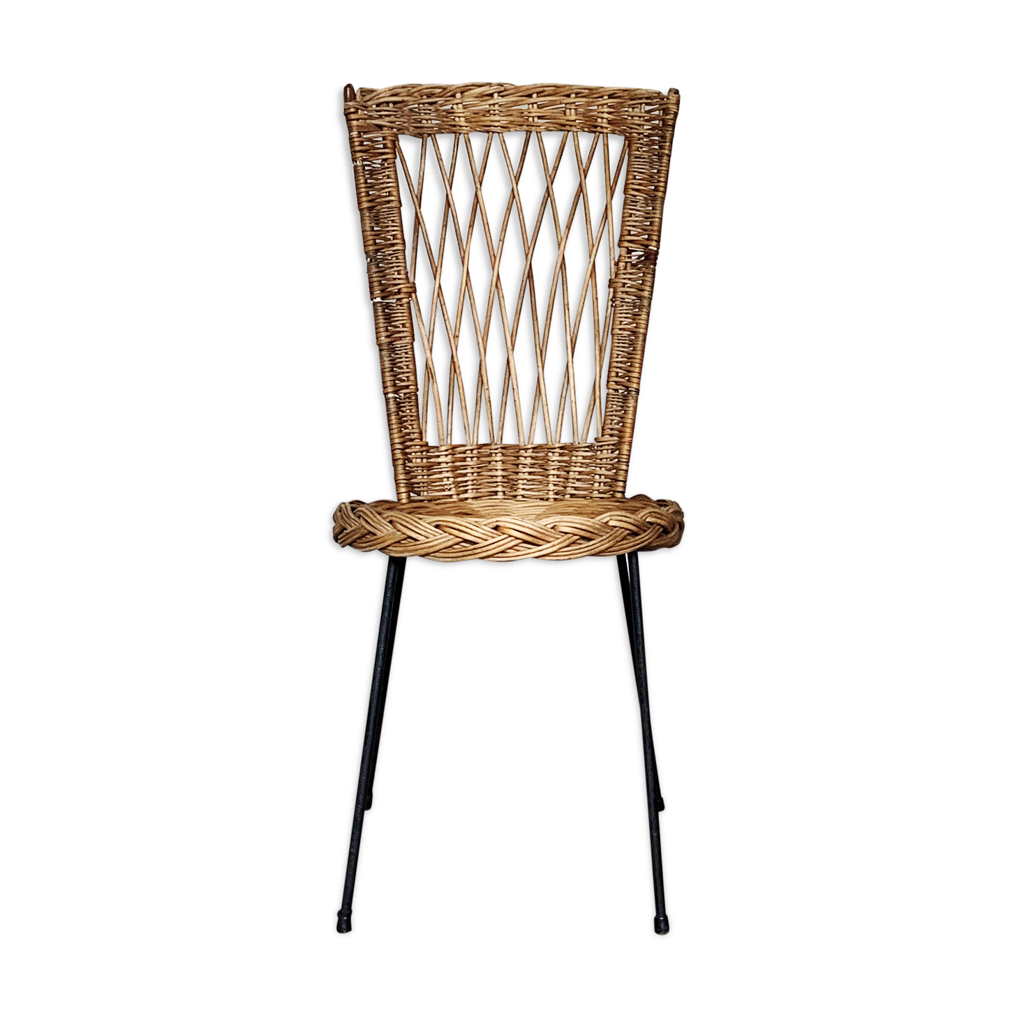 vintage rattan chair