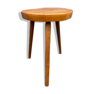 Tabouret scandinave vintage tripode porte plante midcentury 50s