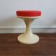 70s tulip tabouret