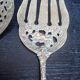 Ugo Bellini Vintage Silver Plated Bronze Cutlery / Serving Tongs