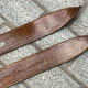 Paire de skis vintage en bois L=203 cm