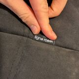 Togo corner sofa Ligne Roset – anthracite Alcantara