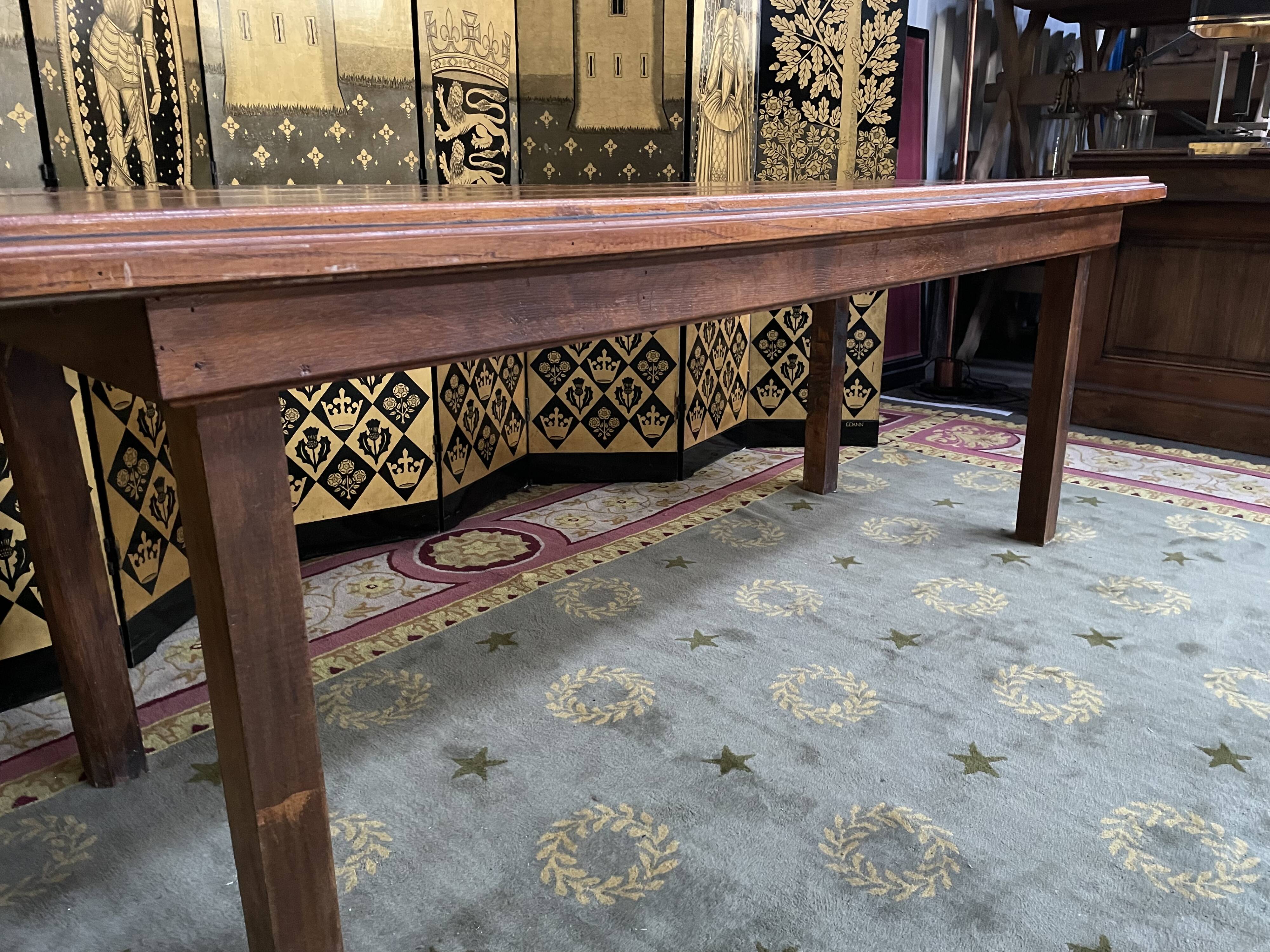 Solid oak farmhouse table