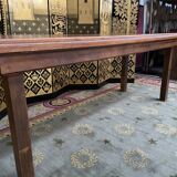 Solid oak farmhouse table