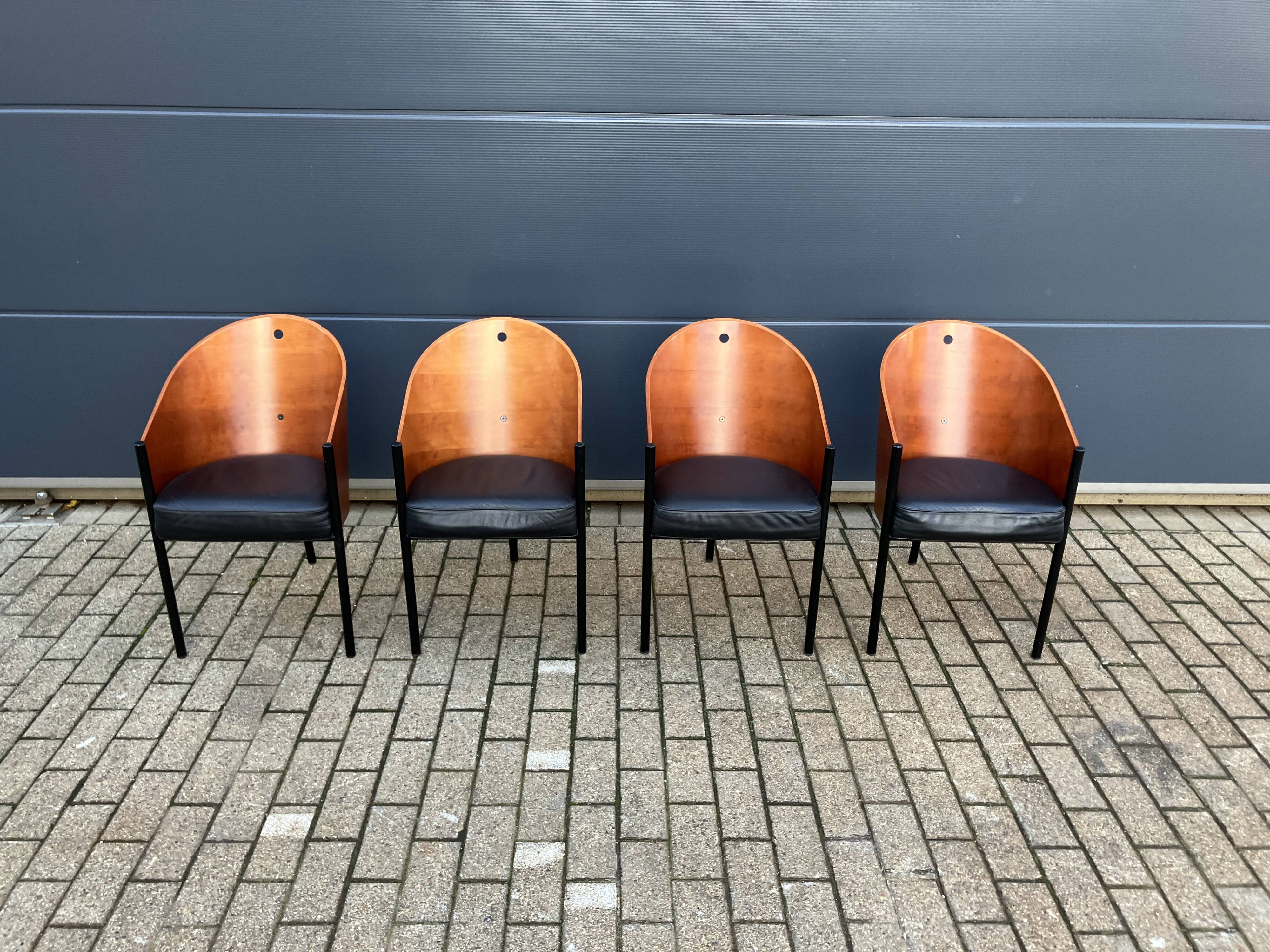 4x originaux chaises Costes Philippe Starck Aleph Driade