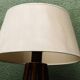 Vintage ceramic lamp, twisted base