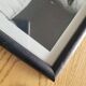 Framed and signed photo of saxophonist musician