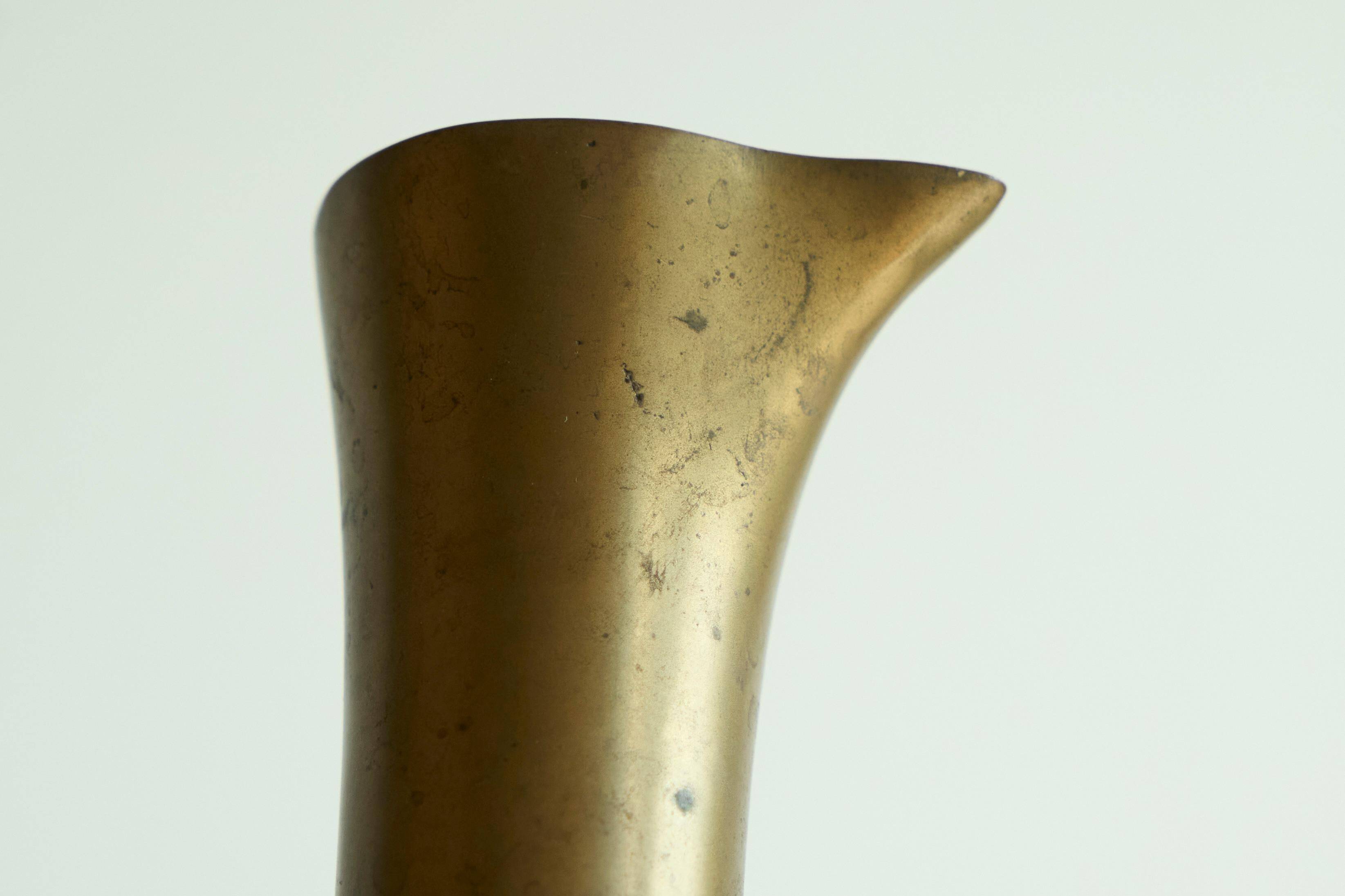 Antique brass fountain from the 19th century.