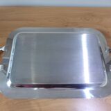 Cesa silver metal tray