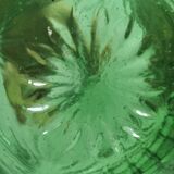 Chiseled glass decanter