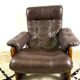 Wenge & Leather Lounge Armchair By Coja, 1981