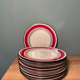 Set of 9 Granada dessert plates
