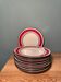 Set of 9 Granada dessert plates