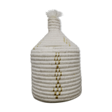 White woven basket